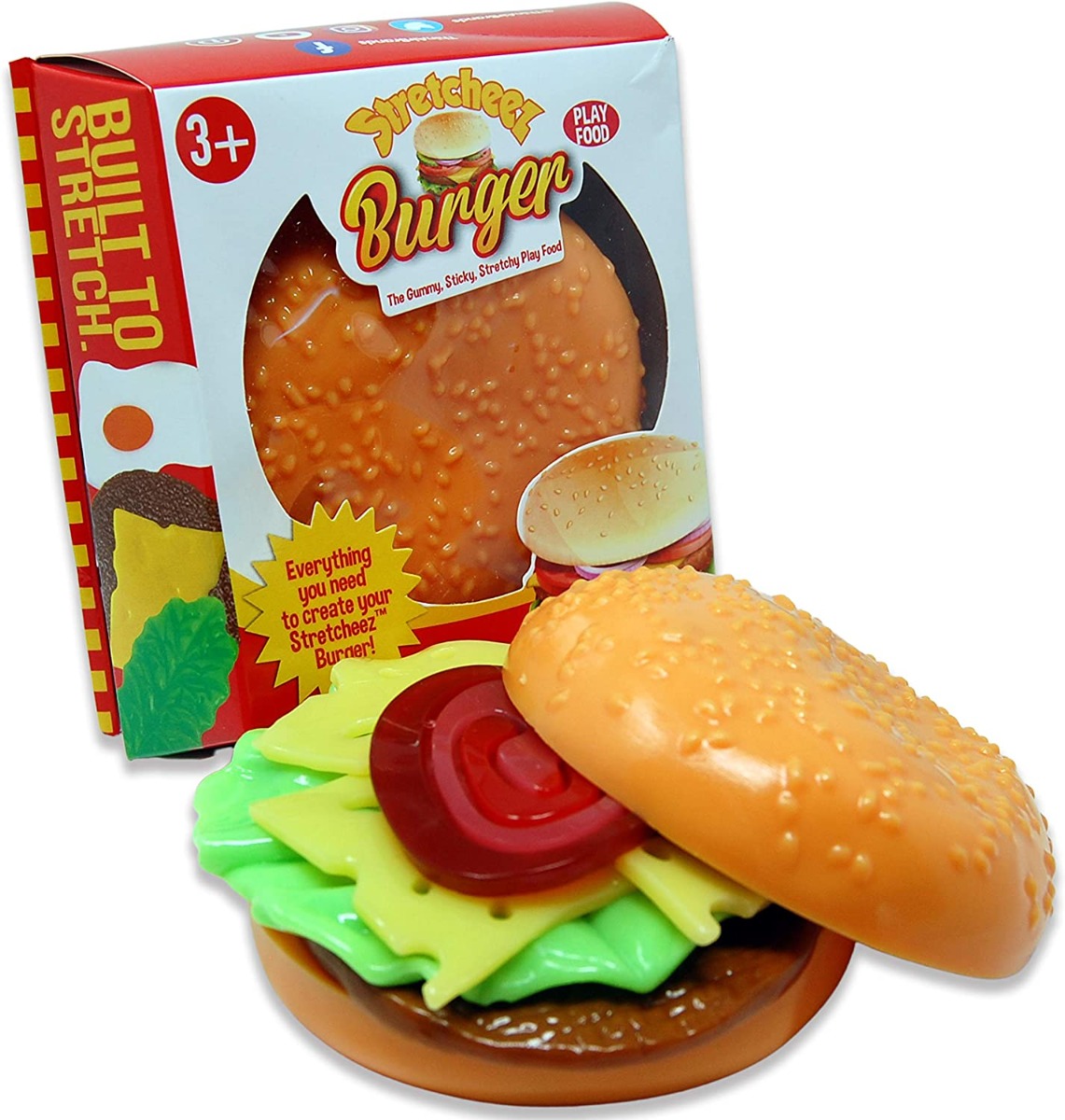 Jucarie super elastica Stretcheez Burger - poza 1