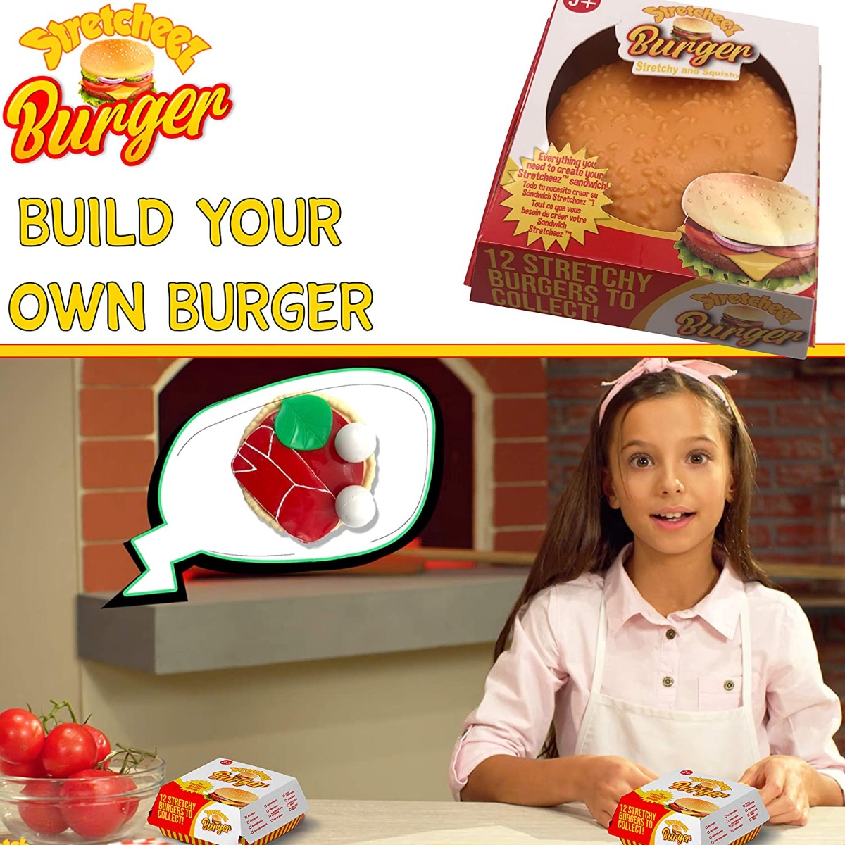 Jucarie super elastica Stretcheez Burger - poza 5