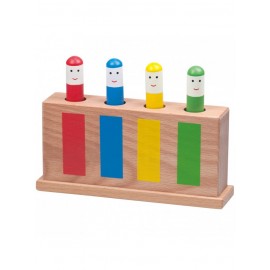 Jucarie surpriza din lemn Pop-Up Toy - poza 4