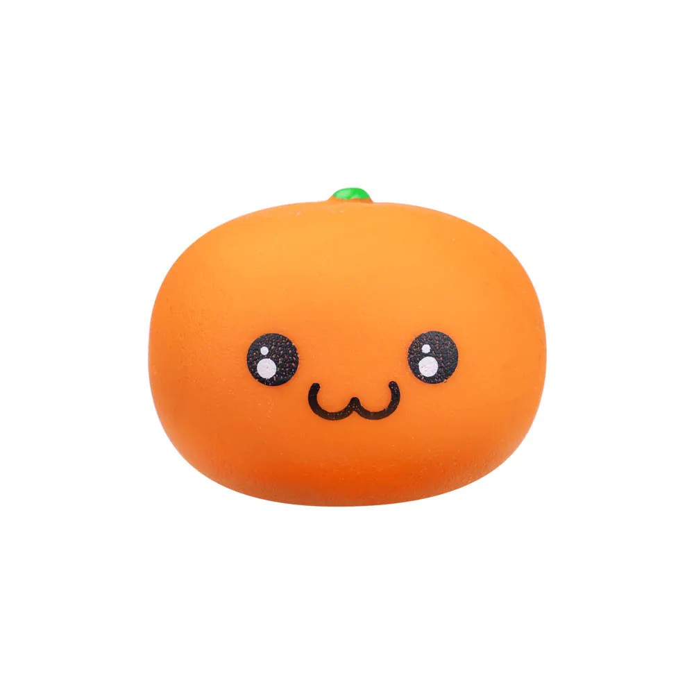 Jucarie surpriza Oozy Squeezy Squishy senzorial in forma de fruct, moale si parfumat - poza 2