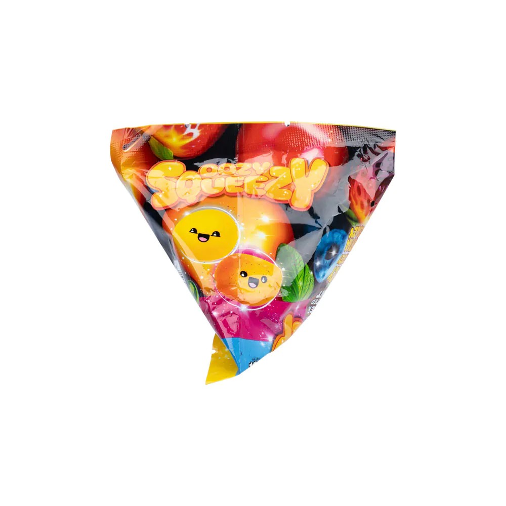 Jucarie surpriza Oozy Squeezy Squishy senzorial in forma de fruct, moale si parfumat - poza 5