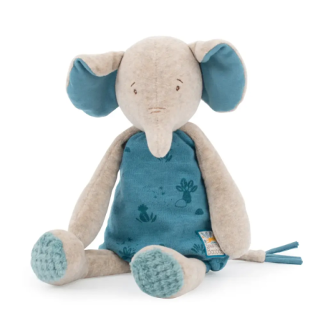 Jucarie textila 37 cm, elefantul bergamote, moulin roty - poza 5