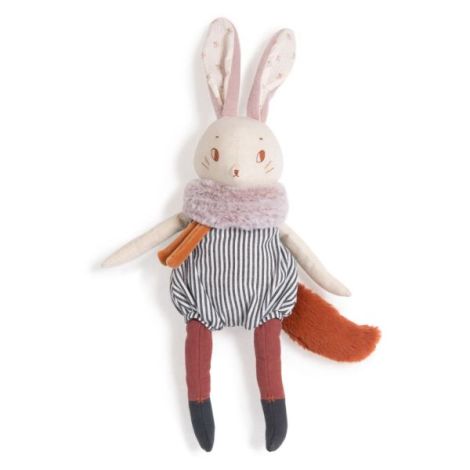 Jucarie textila 44 cm, iepure plume, moulin roty - poza 2