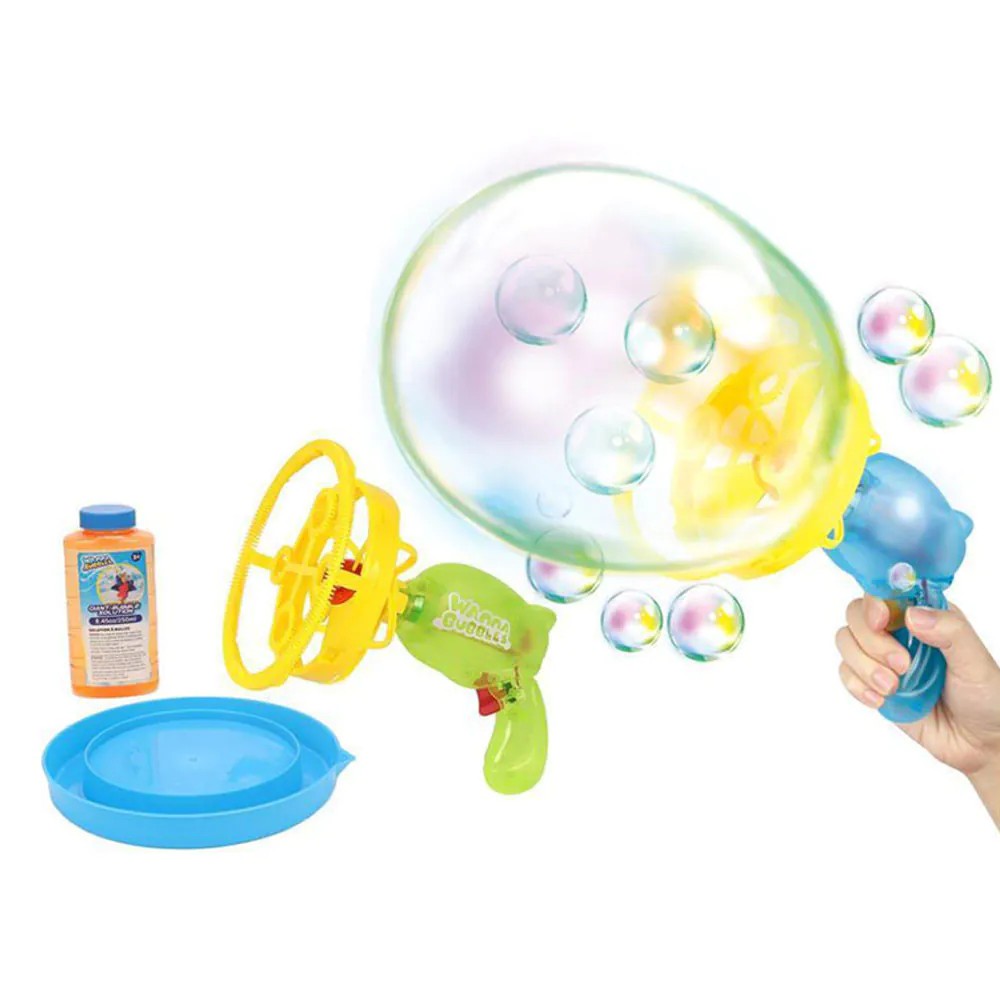 Jucarie Wanna Bubbles Blaster cu carusel pentru baloane de sapun - poza 4