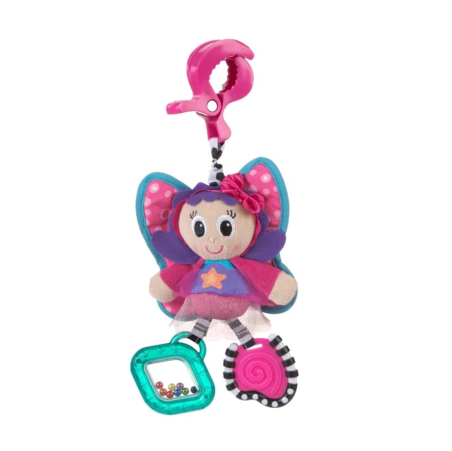Jucarie zornaitoare carucior Playgro Zana 25cm 0+ - poza 1