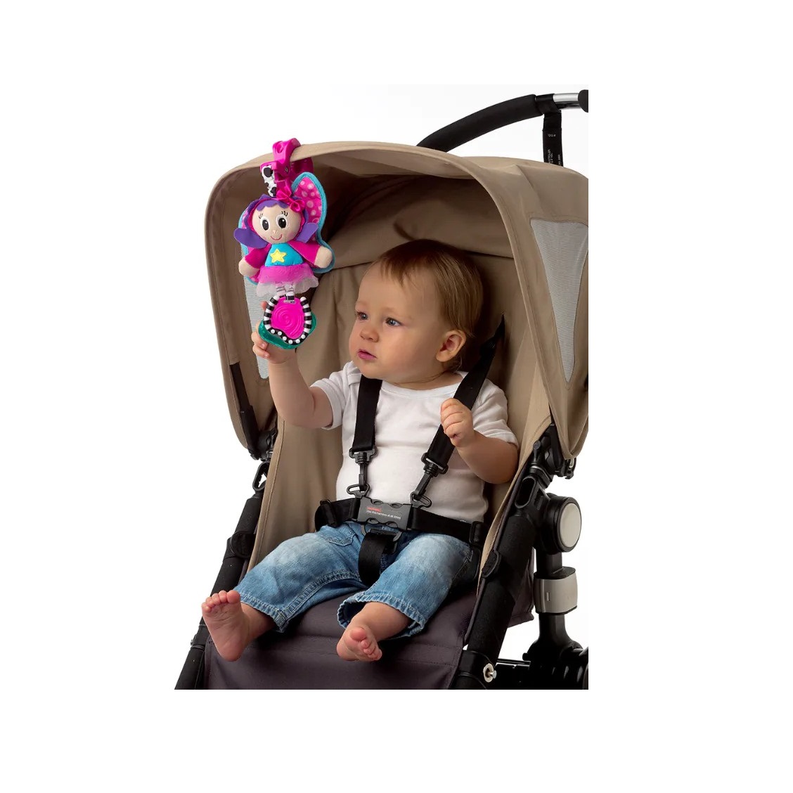 Jucarie zornaitoare carucior Playgro Zana 25cm 0+ - poza 2