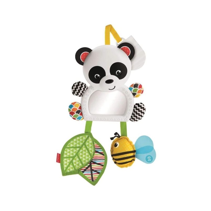 Jucarie zornaitoare Fisher Price Panda cu oglinda - poza 1