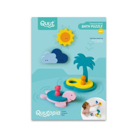 Jucarii de baie din spuma, Insula comorilor, Quut Toys - poza 1