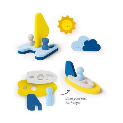 Jucarii de baie din spuma, Navigatorii, Quut Toys - poza 5