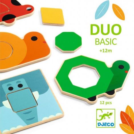 Jucarii Educative Puzzle duobasic Djeco - poza 1