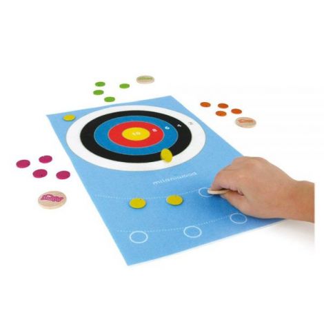 JUMP! Tir cu arcul, joc cu nasturi din lemn, Milaniwood - poza 2
