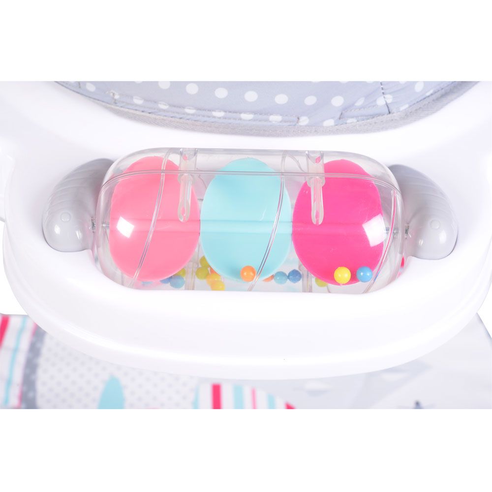Jumper pentru copii Moni Bon Voyage roz cu gri - poza 5