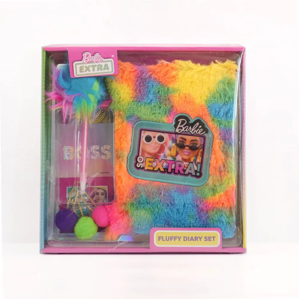 Jurnal pufos cu pix Barbie Extra 99-0056 - poza 2