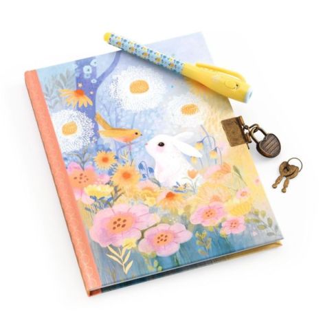 Jurnal secret cu pix magic Iepuras, Djeco - poza 3