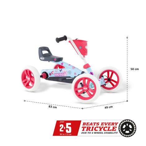 Kart copii Berg Buzzy Bloom 2 in 1 - poza 3