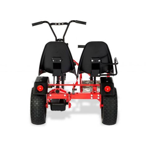 Kart Cu Pedale 2 Rider Zf (rosu negru) - poza 4