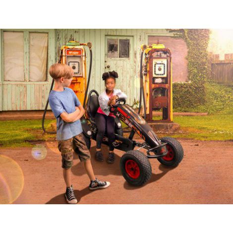Kart Cu Pedale Hot Rod Bf1 (negru) - poza 5