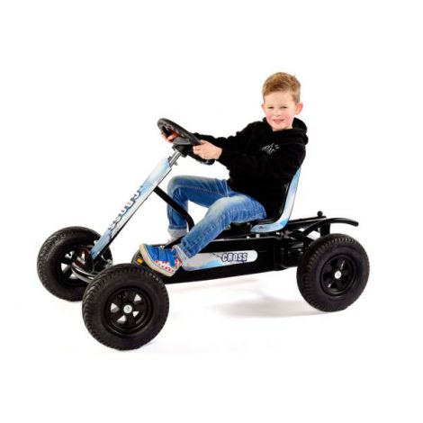 Kart Cu Pedale Junior Cross Bf1 (negru) - poza 4
