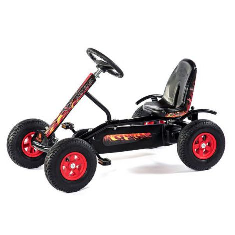 Kart Cu Pedale Junior Hot Rod Bf1 (negru) - poza 3