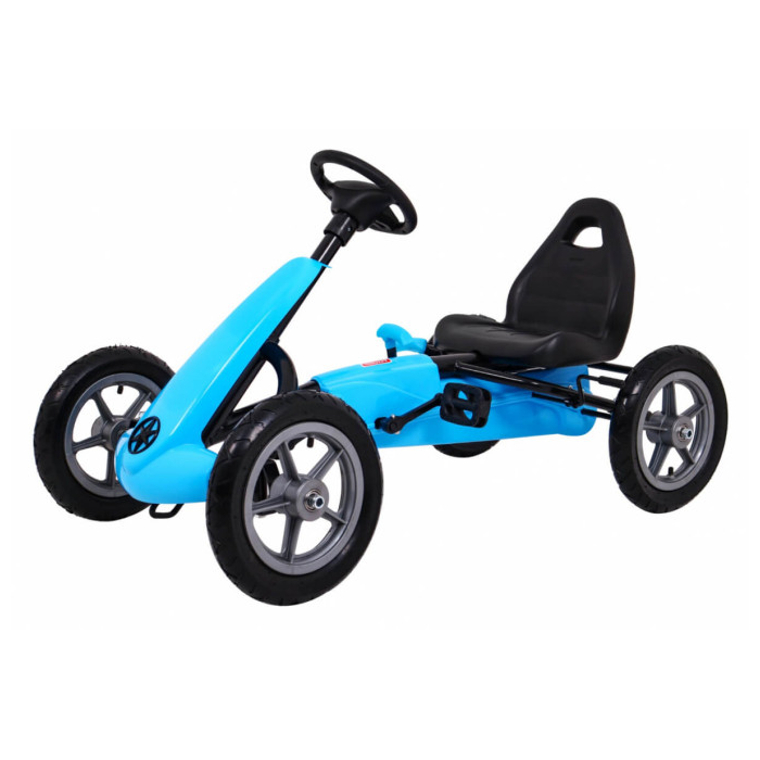 Kart cu pedale pentru copii STAR AIR (1904), Albastru - Autokids.ro - poza 1