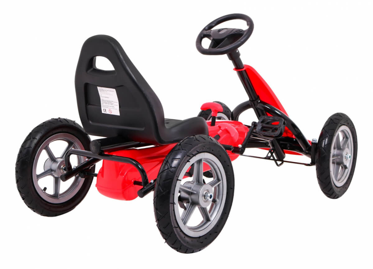 Kart cu pedale pentru copii STAR AIR (1904) Rosu - Autokids.ro - poza 5