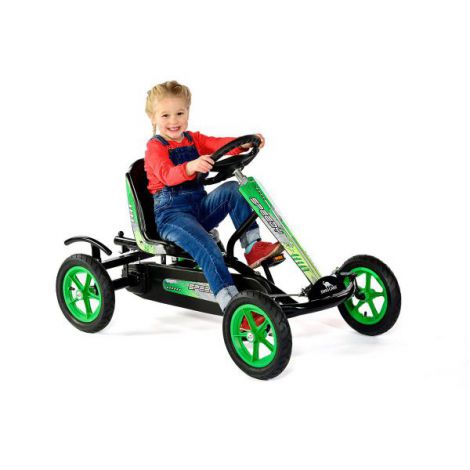 Kart Cu Pedale Speedy Bf1 (negru verde) - poza 4