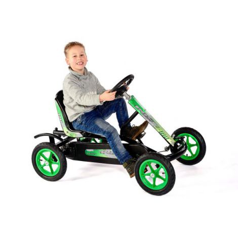 Kart Cu Pedale Speedy Bf1 (negru verde) - poza 5
