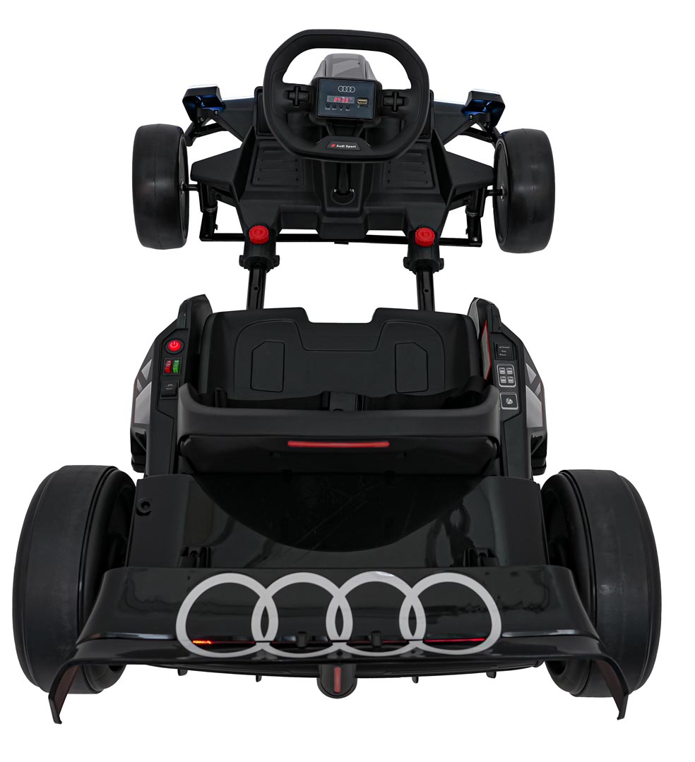 Kart electric pentru copii Autokids Audi Drift 24V 300W (007) Negru - Autokids.ro - poza 3