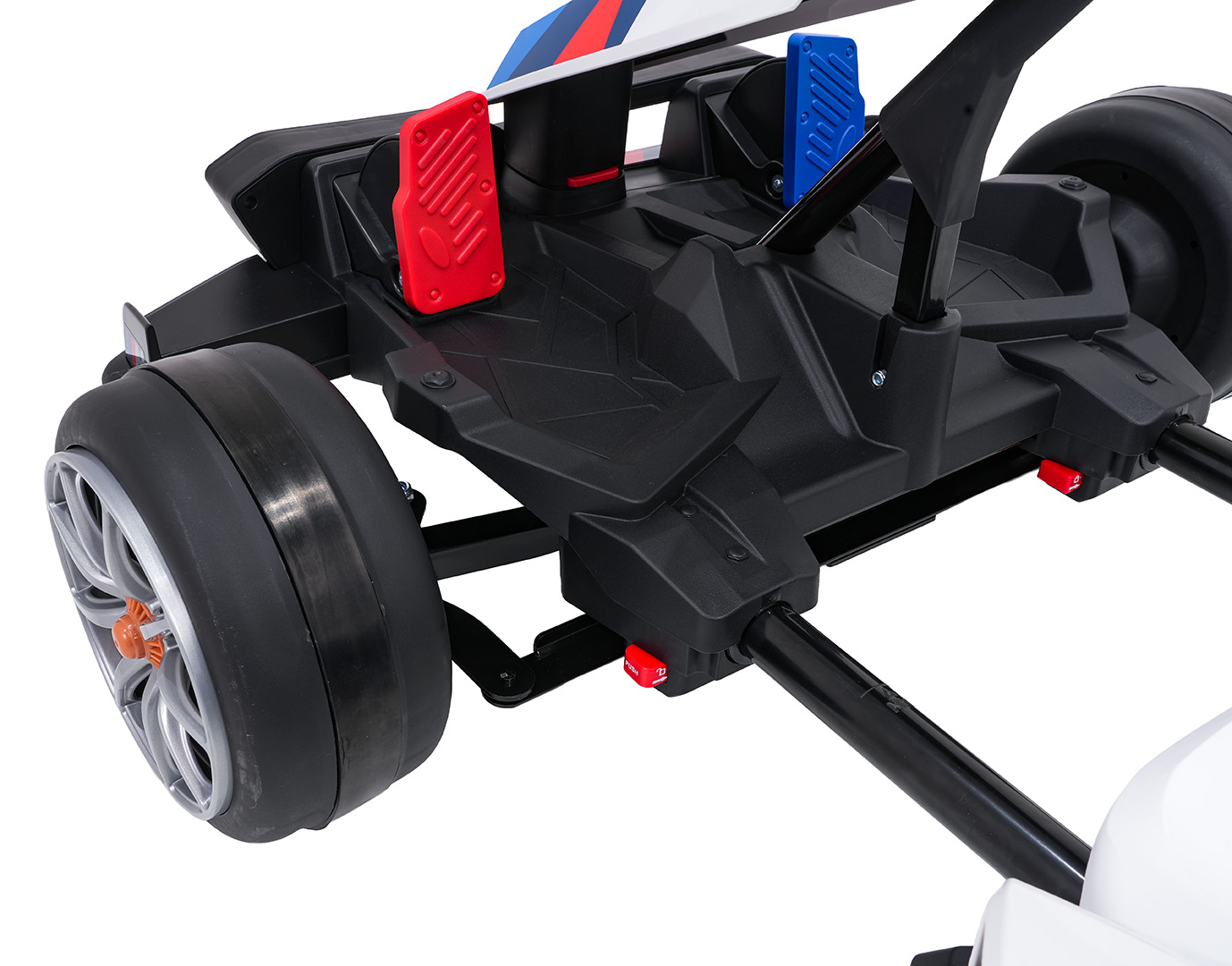 Kart electric pentru copii BMW Drift 24V 400W cu viteza maxima 13 km/h (0978) Alb - Autokids.ro - poza 3