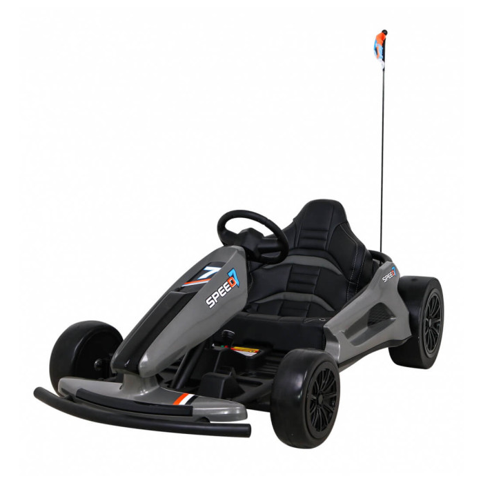 Kart electric pentru copii DRIFT KING 24 Volti (035) Gri - Autokids.ro - poza 1