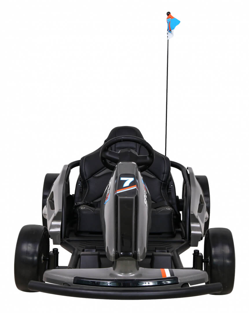 Kart electric pentru copii DRIFT KING 24 Volti (035) Gri - Autokids.ro - poza 3
