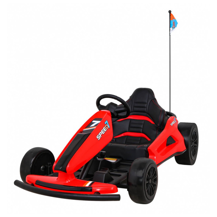 Kart electric pentru copii DRIFT KING 24 Volti (035) Rosu - Autokids.ro
