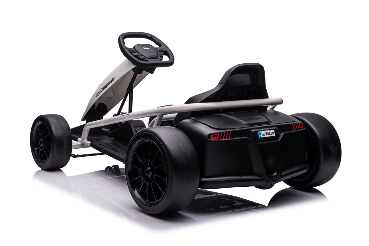 Kart electric pentru copii FX1 Drift Master, Face Lift 24V 500W cu viteza maxima 13 km/h(8888) Alb - Autokids.ro - poza 3