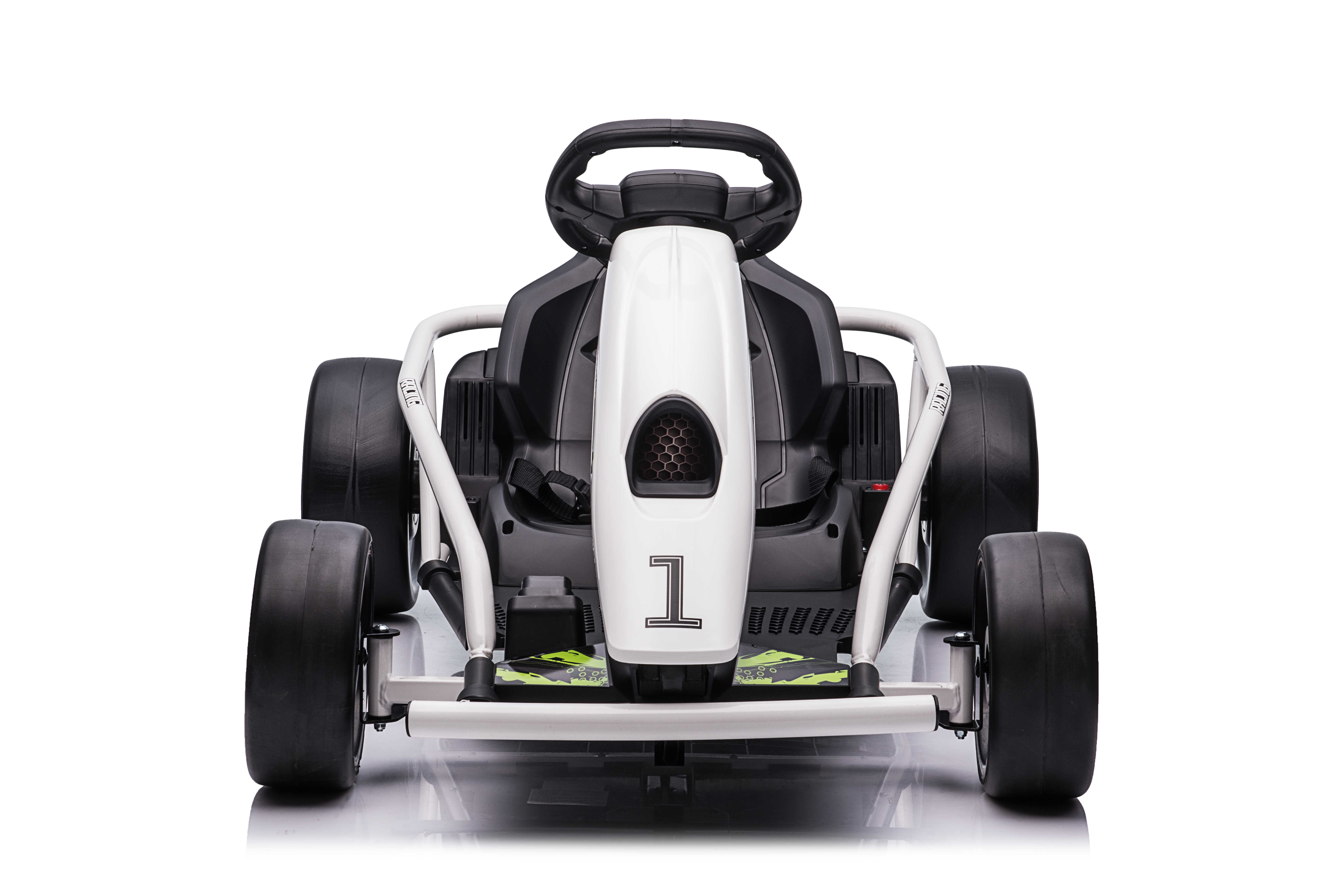 Kart electric pentru copii FX1 Drift Master, Face Lift 24V 500W cu viteza maxima 13 km/h(8888) Alb - Autokids.ro - poza 4