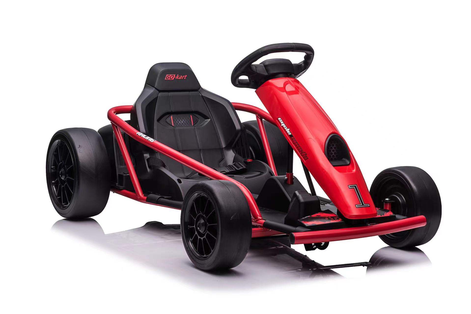 Kart electric pentru copii FX1 Drift Master, Face Lift 24V 500W cu viteza maxima 13 km/h (8888) Rosu - Autokids.ro - poza 1