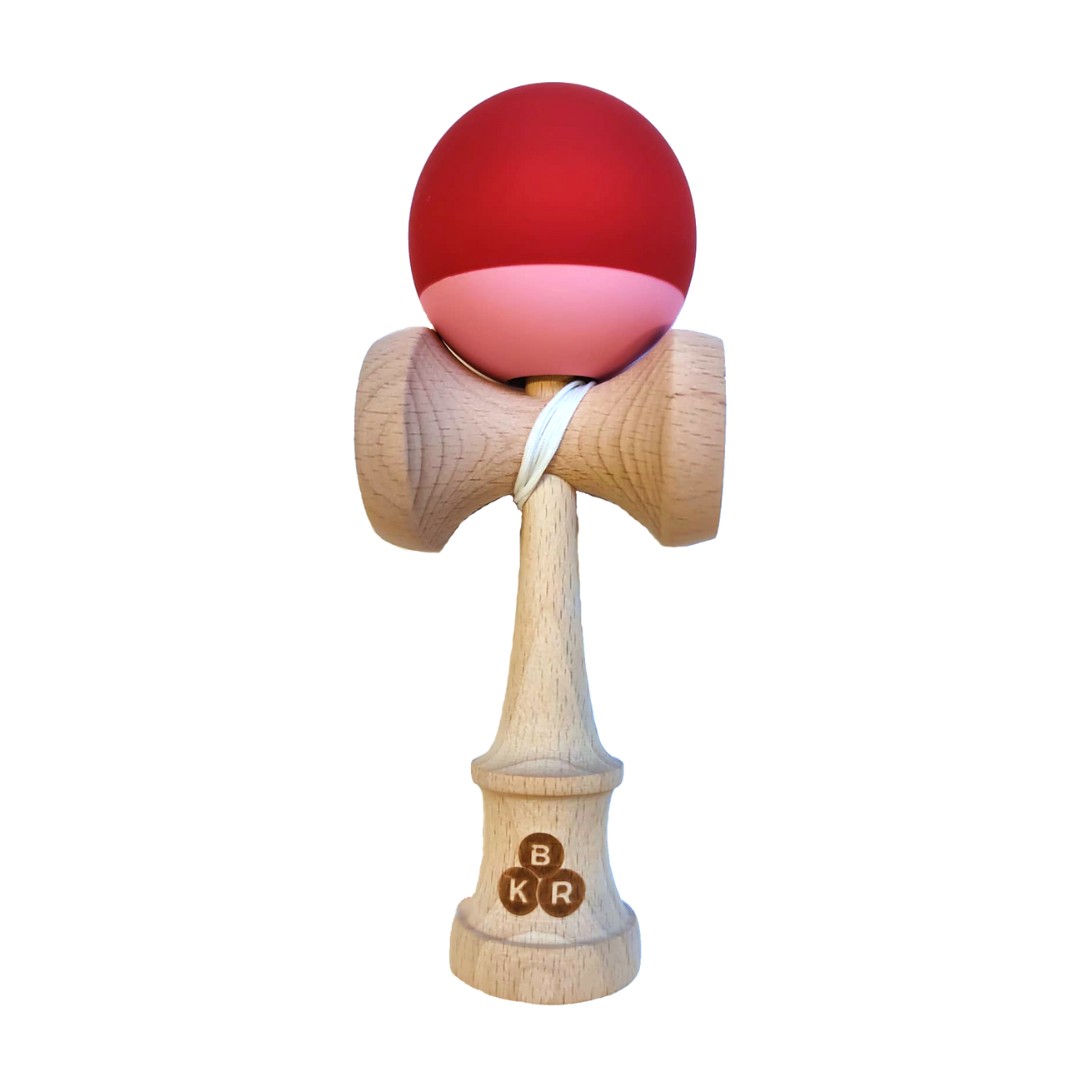 Kendama KBR Skirty Rosu cu Roz - poza 1