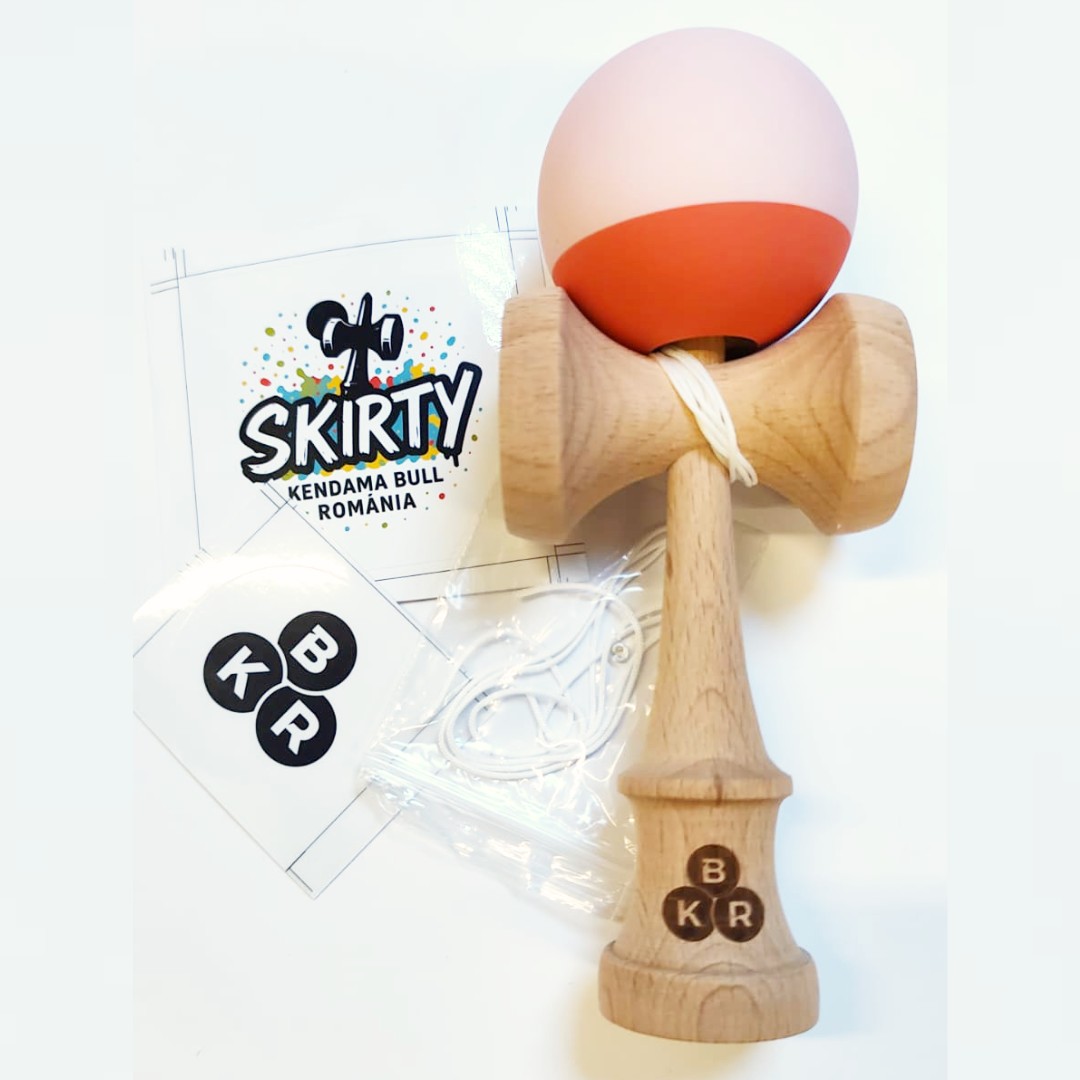 Kendama KBR Skirty Roz cu Corai - poza 2