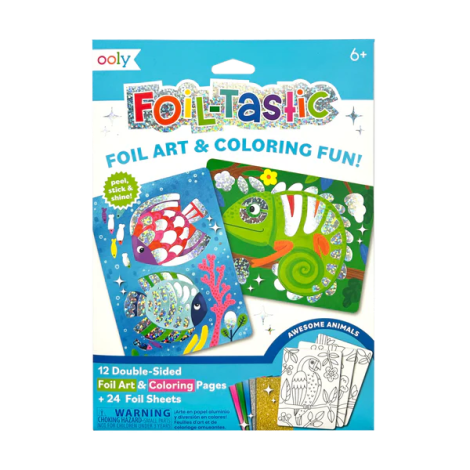 Kit Arta cu folie Foil-tastic - Awesome Animals - poza 1