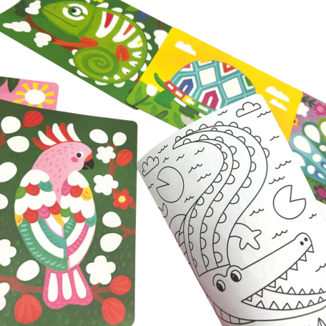 Kit Arta cu folie Foil-tastic - Awesome Animals - poza 5