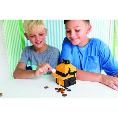 Kit constructie robot - Money Bank Robot, Kidz Robotix - poza 3