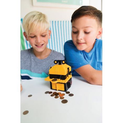 Kit constructie robot - Money Bank Robot, Kidz Robotix - poza 5