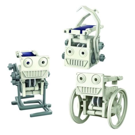 Kit constructie Robot Solar mini 3 in 1, Stiinta Verde - Green Science - poza 3