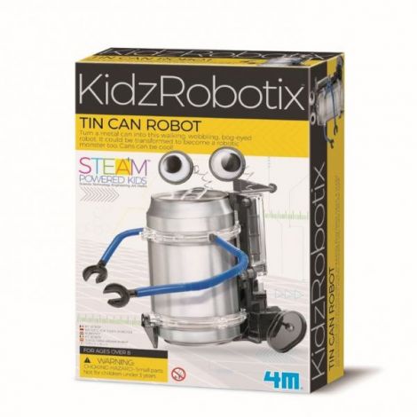 Kit constructie robot - Tin Can Robot, Kidz Robotix - poza 1
