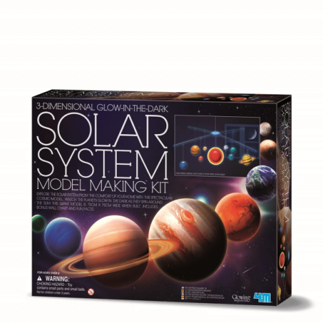 Kit Constructie Sistemul Solar 3D, straluceste in intuneric - poza 1