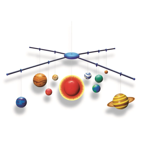 Kit Constructie Sistemul Solar 3D, straluceste in intuneric - poza 3