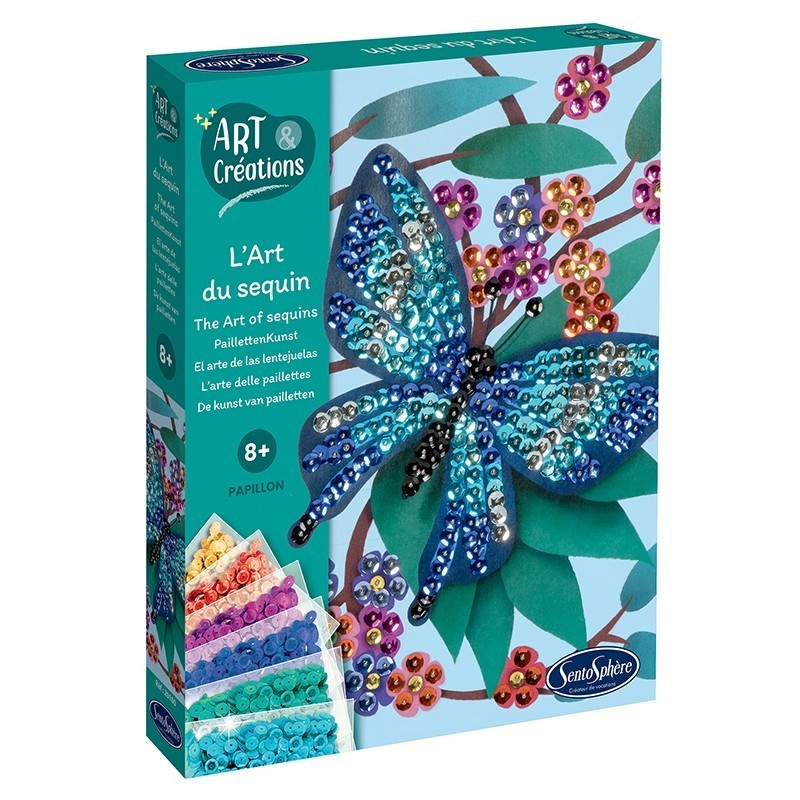Kit creativ cu paiete - Fluture - Sentosphere