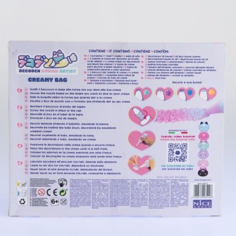 Kit creativ Decoden - Geanta - decoreaza cu pasta colorata kawaii - poza 2
