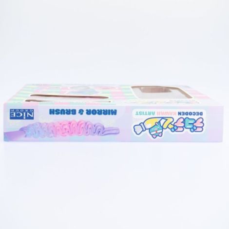 Kit creativ Decoden , Oglinda si perie kawaii de decorat cu pasta colorata - poza 3
