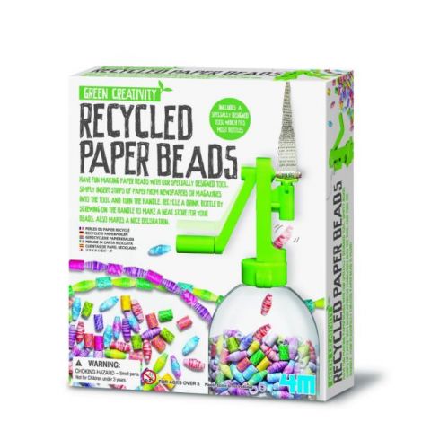 Kit creativ - Margele din hartie reciclata, Green Creativity - poza 1