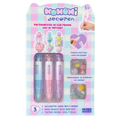 Kit creativ Momomi pentru personalizarea pixurilor in stil kawaii